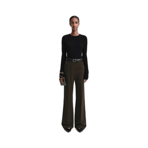 Mid-Rise Tailored Trousers