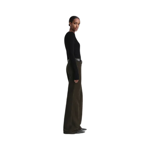Mid-Rise Tailored Trousers