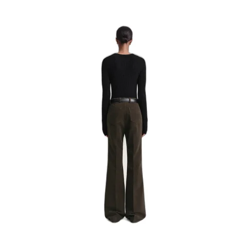 Mid-Rise Tailored Trousers