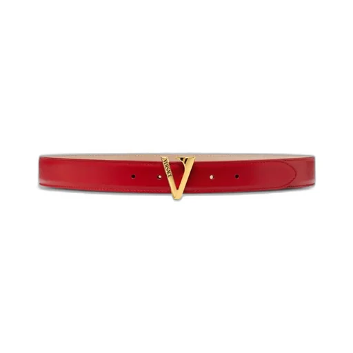 V-Buckle Leather Belt