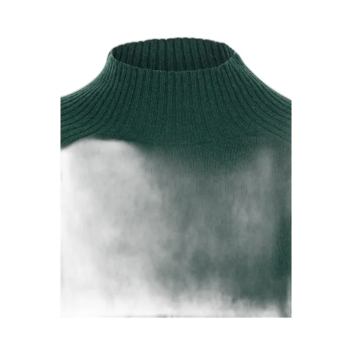 High Neck Cropped Jumper