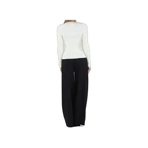 Pointelle-Knit Top