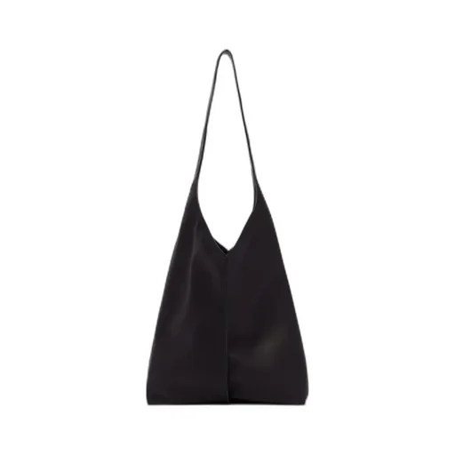 Shoulder Bag With Bound Edges