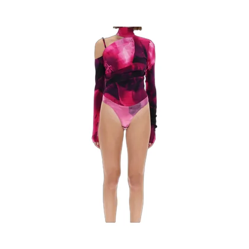 Floral-Print Bodysuit