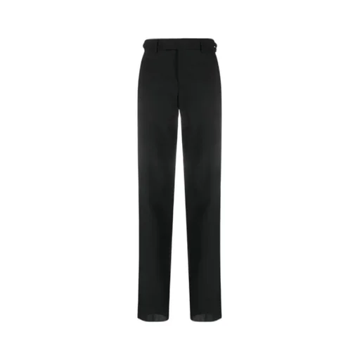 High Waist Straight Leg Trousers