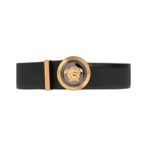 Medusa Plaque Logo Buckle Belt