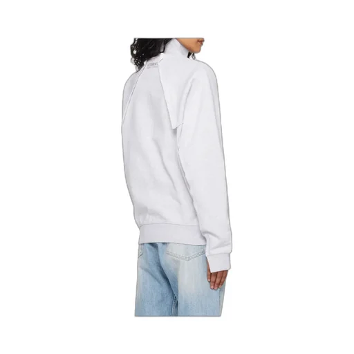 Zip-Up Patch Sweatshirt Amsterdam