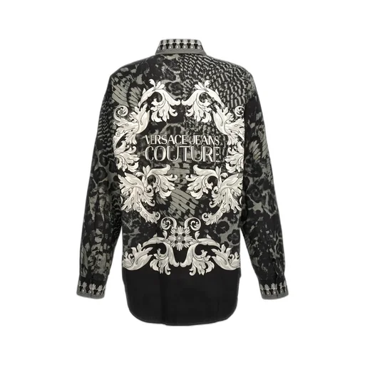 All-Over Printed Button-Up Shirt