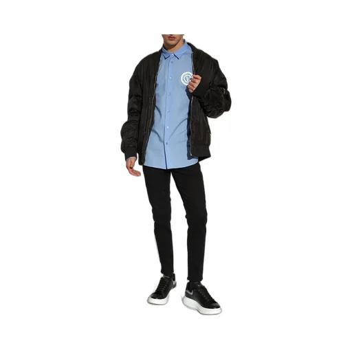 Logo Print Long-Sleeved Shirt