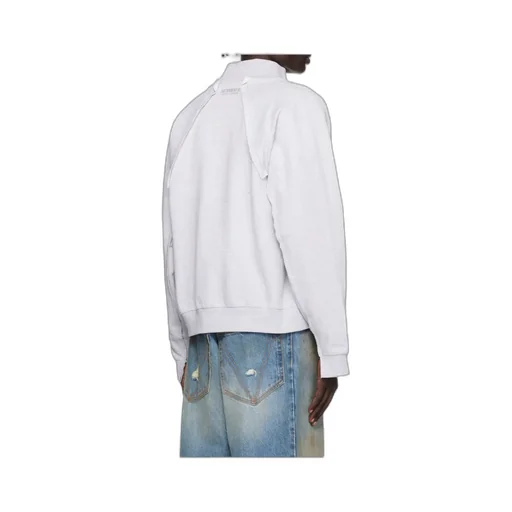 Zip-Up Patch Sweatshirt Amsterdam