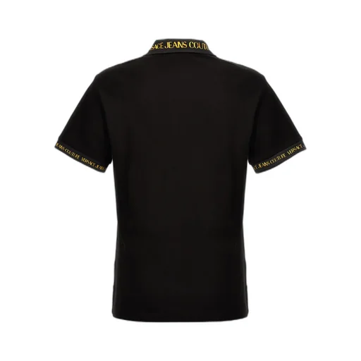 Barocco-Trim Short-Sleeved Polo Shirt