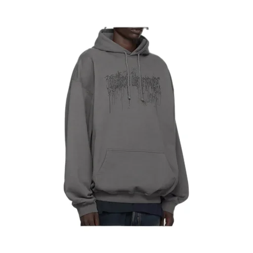 Graphic-Print Long-Sleeve Hoodie