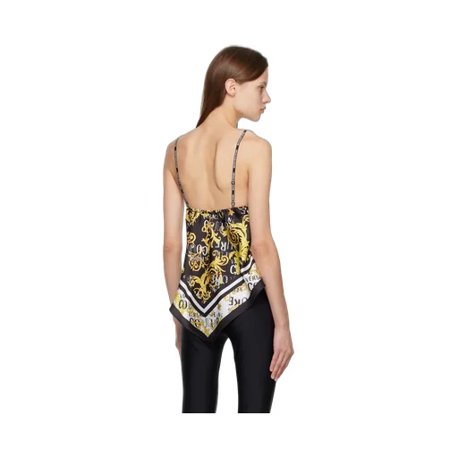 Logo Couture V-Neck Tank Top