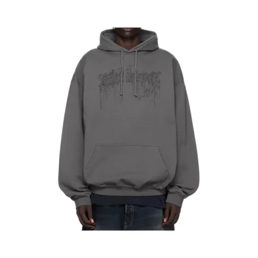 Graphic-Print Long-Sleeve Hoodie