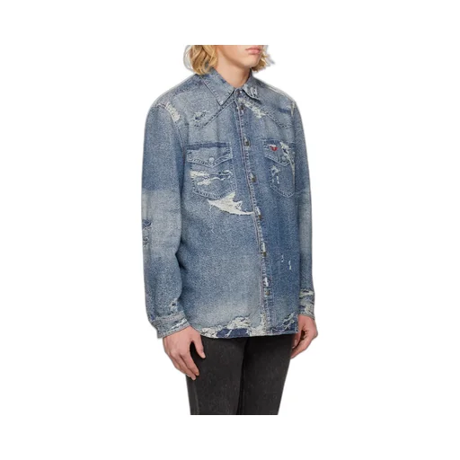 Distressed Denim Shirt