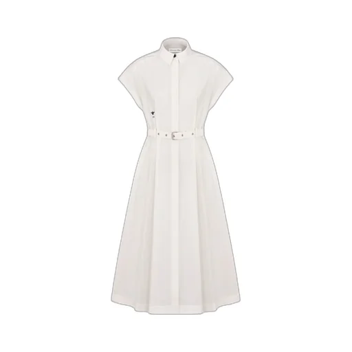 Mid-Length Belted Shirtdress