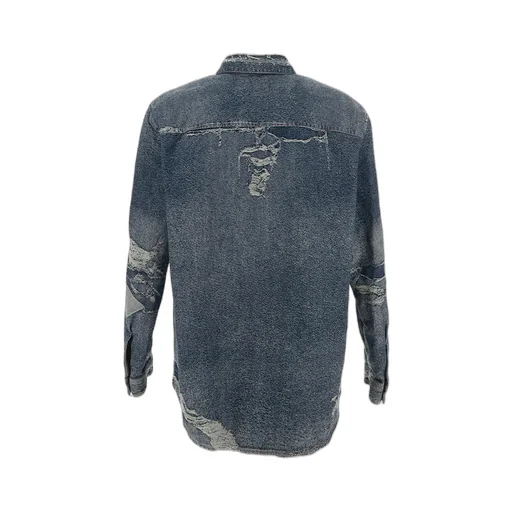 Distressed Denim Shirt