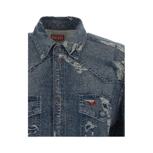 Distressed Denim Shirt
