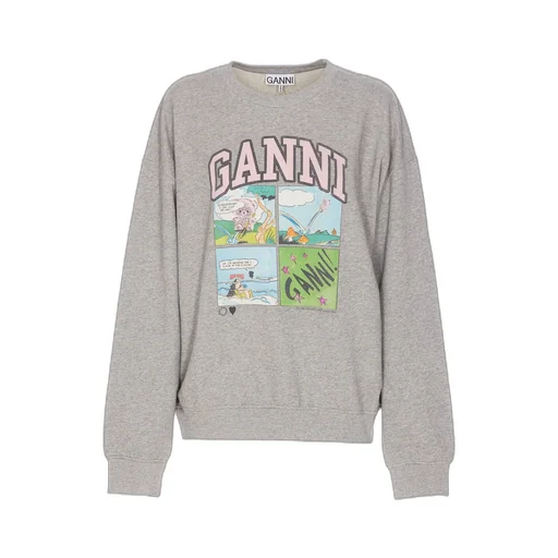 Logo Printed Oversized Sweatshirt