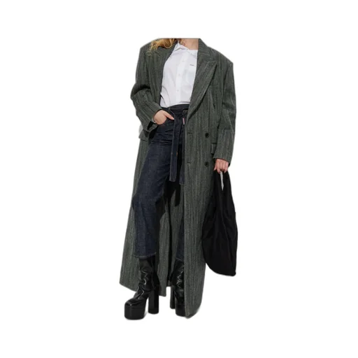 Double-Breasted Long Coat