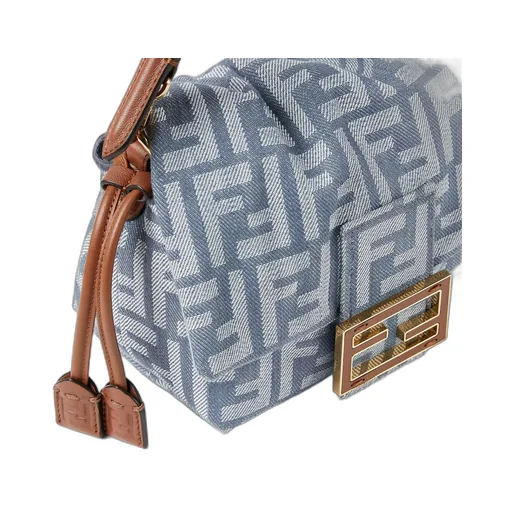 Mamma Baguette Ff Jacquard Small Shoulder Bag