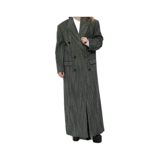 Double-Breasted Long Coat