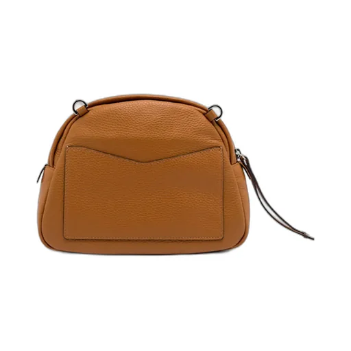 Grained-Leather Crossbody Bag