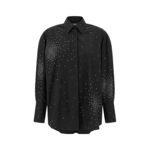 Rhinestone Oversized Shirt