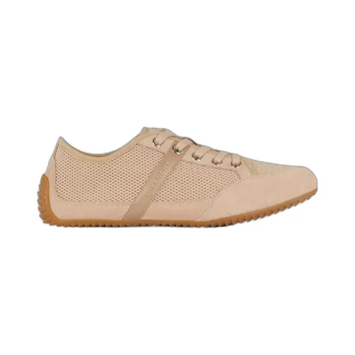 Slim Sneakers In Mesh And Suede