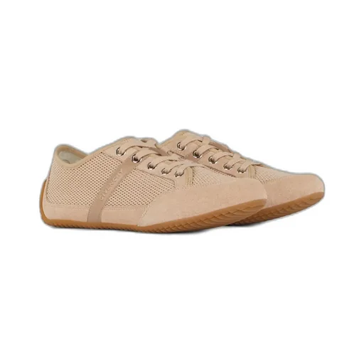 Slim Sneakers In Mesh And Suede
