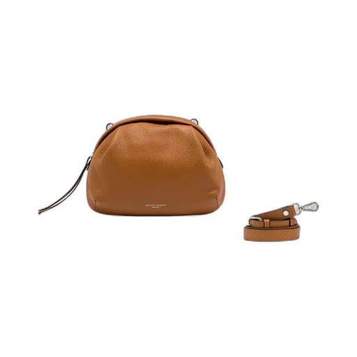 Grained-Leather Crossbody Bag