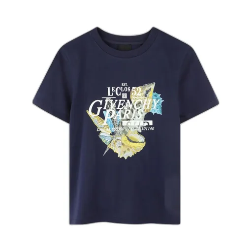 Shell-Printed Crew Neck T-Shirt
