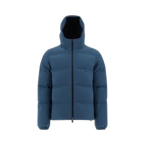Zip-Up Hooded Down Jacket