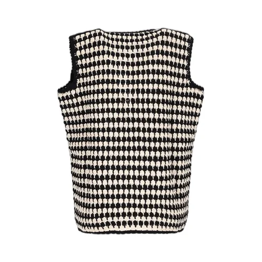 Crochet Open-Front Gilet