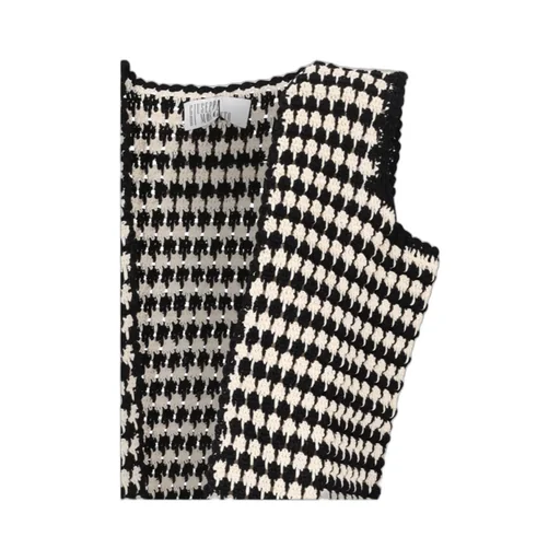 Crochet Open-Front Gilet