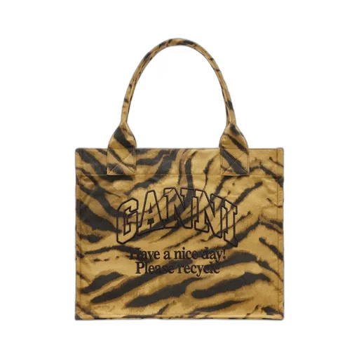 Zebra Printed Large Tote Bag