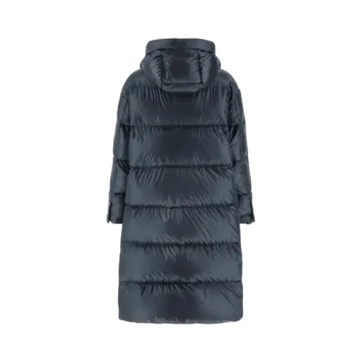 Padded Zip-Up Long Coat