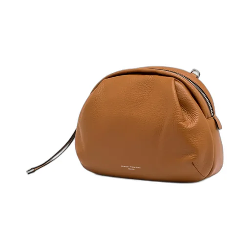 Grained-Leather Crossbody Bag