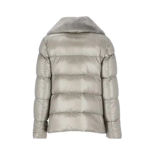 High-Neck Zipped Down Jacket