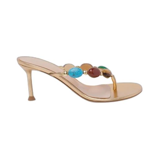 Shanti Thong 70Mm Leather Sandals
