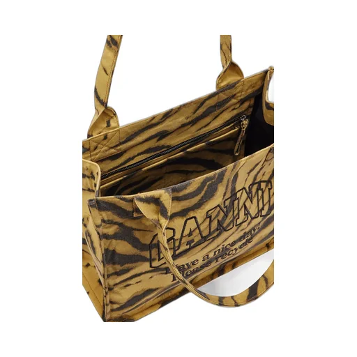 Zebra Printed Large Tote Bag