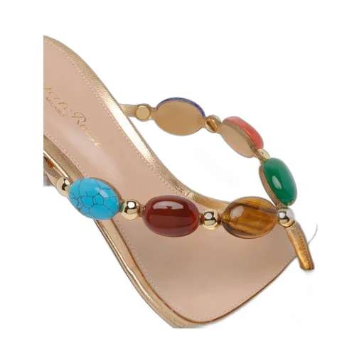 Shanti Thong 70Mm Leather Sandals