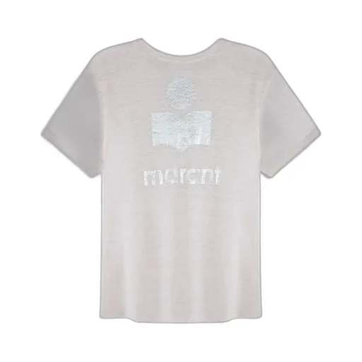 Zewel Logo-Print Linen T-Shirt