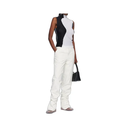 Abstract Pleats Vest