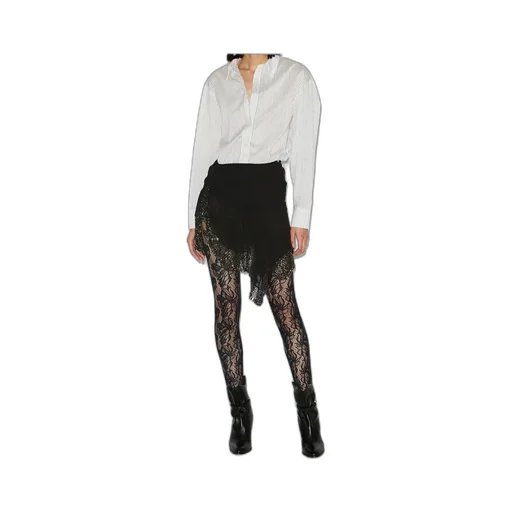 Embellished Asymmetric Ruffled Skirt