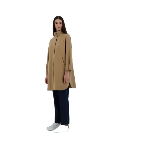 High-Neck Long Sleeved Coat