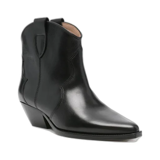 Chunky Heel Ankle Boots