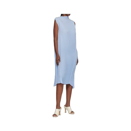 Soft Pleated Midi Dress