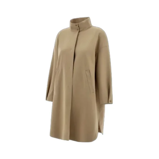High-Neck Long Sleeved Coat