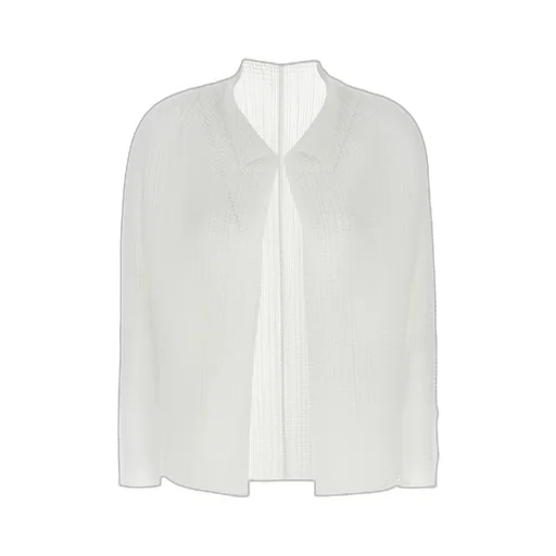 Wooly Pleated Cardigan